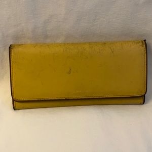 Coach Yellow Large Wallet